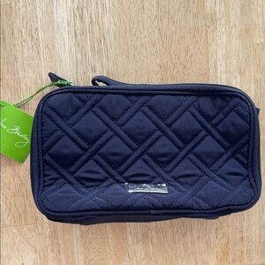 Vera Bradley Midnight Blue Quilted Cosmetic Case